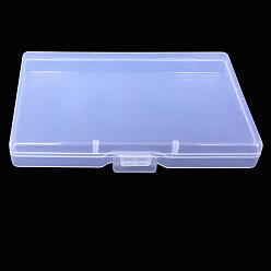 Clear Transparent Plastic Storage Box, for Disposable Face Mouth Cover, Portable Rectangle Dust-proof Mouth Face Cover Storage Containers, Clear, 9.5x6.3x1.5cm