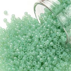 (1144) Milky Kiwi Круглые бусины toho, японский бисер, (1144) молочный киви, 2.2 мм, отверстие : 0.8 мм, Около 1103 шт / 10 г