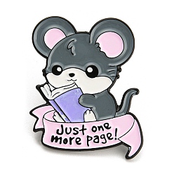 Mouse Cute Cartoon Animal Brooch Pin for Bags, Clothes and Accessories (15 words)