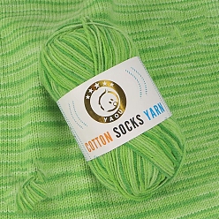 Lime Green 3-Ply Cotton Yarn, for Weaving, Knitting & Crochet, Lime Green, 2mm