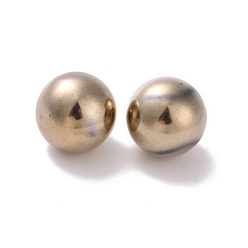 Antique Bronze Plated Vacuum Plating Non-magnetic Synthetic Hematite Beads, No Hole, Round, Antique Bronze Plated, 19mm