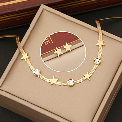 6# Star Fashion Butterfly Necklace Elephant Stainless Steel Collarbone Chain Heart Pendant N1095