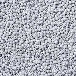(RR3331) Opaque Ghost Gray MIYUKI Round Rocailles Beads, Japanese Seed Beads, (RR3331) Opaque Ghost Gray, 8/0, 3mm, Hole: 1mm about 422~455pcs/bottle, 10g/bottle