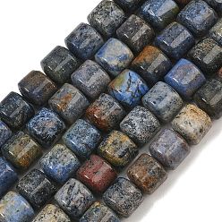 Dumortierite Natürliche Dumortierit-Perlenstränge, Kolumne, 8x8.5 mm, Bohrung: 1 mm, ca. 49 Stk. / Strang, 15.55'' (39.5 cm)