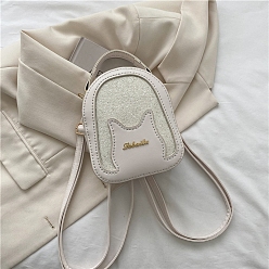 Белый Дым Наборы для изготовления женских сумок из искусственной кожи своими руками, комплект сумок на плечо для начинающих, серый, 12x16x19.5 см