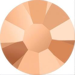 00030 271 Capri Gold Preciosa® maxima crystal в пришивной чашке, чешский хрусталь, с настройками латуни, 719 37 085 шатон (круглый), серебряные, 00030 271 капри голд, ss 29 (6.15~6.35 мм)