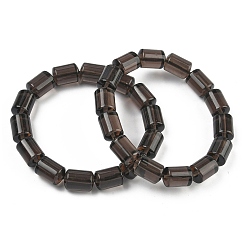 Обсидиан Браслеты из натурального ледяного обсидиана с эластичными бусинами для женщин и мужчин., внутренний диаметр: 2.17 дюйм (5.5 см)