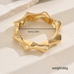 Звезда Массивные браслеты из цинкового сплава на петлях для женщин, звезда, внутренний диаметр: 2-3/8 дюйм (6 см)