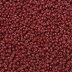 (RR4469) Duracoat Dyed Opaque Jujube MIYUKI Round Rocailles Beads, Japanese Seed Beads, (RR4469) Duracoat Dyed Opaque Jujube, 11/0, 2x1.3mm, Hole: 0.8mm, about 5500pcs/50g