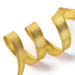 Goldenrod Polyester Ribbon, For Costumes Clothing Robes Edge Strip, Sewing Accessory, Goldenrod, 15mm, about 80m/Roll