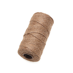 Camel Cotton String Threads for Crafts Knitting Making, Camel, 2mm, about 109.36 Yards(100m)/Roll