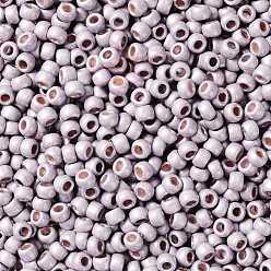(PF554F) PermaFinish Lavender Metallic Matte Toho perles de rocaille rondes, perles de rocaille japonais, (pf 554 f) permafinish lavande métallisé mat, 11/0, 2.2mm, Trou: 0.8mm, à propos 1110pcs / bouteille, 10 g / bouteille