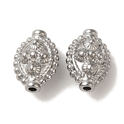 Нержавеющая Сталь Цвет Не тускнеет 304 бусины из нержавеющей стали, фонарь, цвет нержавеющей стали, 14x10x7.5 мм, отверстие : 1.5 мм