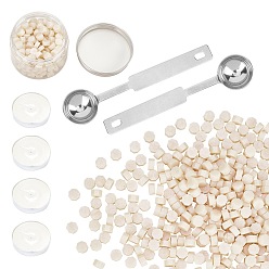 Фиолетовый Наборы частиц сургуча для печати в стиле ретро, с ложкой из нержавеющей стали, свеча, пластиковые пустые контейнеры, фиолетовые, 9 мм, 300 шт