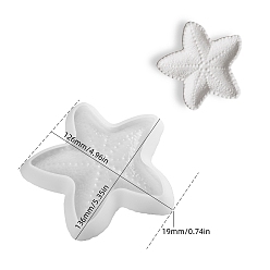 Белый Силиконовые формы для создания звезд своими руками, изготовление украшений, формы для литья смолы, для уф-смолы, изготовление ювелирных изделий из эпоксидной смолы, белые, 136x126x19 мм