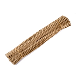 Tan Pipe Cleaners, DIY Chenille Stem Tinsel Garland Craft Wire, Tan, 300~305x5~7mm, about 95~100 strip/bundle