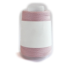 Flamingo 280M Size 40 100% Cotton Crochet Threads, Embroidery Thread, Mercerized Cotton Yarn for Lace Hand Knitting, Flamingo, 0.05mm