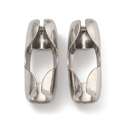 Нержавеющая Сталь Цвет Не тускнеют 304 шариковые цепные соединители из нержавеющей стали, цвет нержавеющей стали, 24x10 мм, отверстие : 7 мм, подходит для шариковой цепи 9 мм