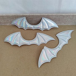 Colorful Bat Wings, Halloween Sew on Fluffy Ornament Accessories, DIY Sewing Craft Decoration, Colorful, 145x38mm