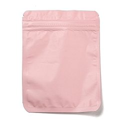 Pink Plastic Packaging Zip Lock Bags, Top Self Seal Pouches, Rectangle, Pink, 12x9x0.15cm, Unilateral Thickness: 2.5 Mil(0.065mm)