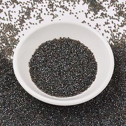 (DB1775) Аква АВ с Топазовой Подкладкой Бусины miyuki delica, цилиндр, японский бисер, 11/0, (дБ 1775) топаз выложены аква б, 1.3x1.6 мм, отверстие : 0.8 мм, Около 2000 шт / 10 г