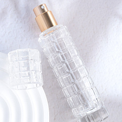 Clear Refillable Glass Spray Bottles, with Fine Mist Sprayer & Dust Cap, for Perfume, Essential Oil, Clear, 2.89x12.19cm, Capacity: 30ml(1.01fl. oz)