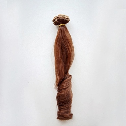 Sienna High Temperature Fiber Long Wavy Roman Hairstyle Doll Wig Hair, for DIY Girl BJD Makings Accessories, Sienna, 7.87~39.37 inch(20~100cm)