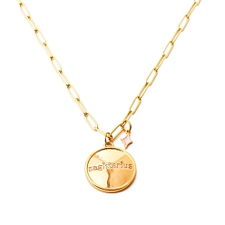 Стрелец Колье из латуни с подвеской в виде созвездия и цепочками со скрепками, золотые, Стрелец, 17.72 дюйм (45 см)