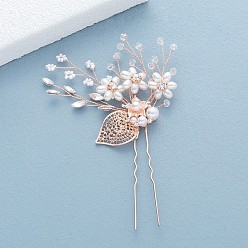rose gold Handmade Pearl Bridal Hair Comb for Wedding Dress Accessories