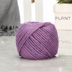 Medium Orchid 100M Jute Cord, Jute String, Jute Twine, for Jewelry Making, Medium Orchid, 3mm, about 109.36 Yards(100m)/Roll