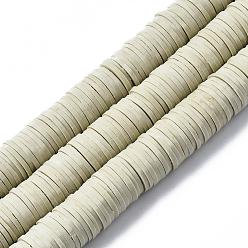 Бледно-Золотистый Плоские круглые бусины из глины ручной работы полимерные, диск хейши бусины для гавайских серег браслет ожерелья ювелирных изделий, бледно золотарник, 10 мм