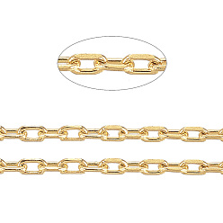 Золотой 3.28 ионное покрытие ножек (IP) 304 цепи из нержавеющей стали, цепи с алмазной огранкой, пайки, граненые, овальные, золотые, 1.5x1x0.3 мм