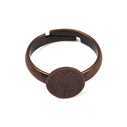 Красная Медь Компоненты регулируется латунные кольца, без свинца, без кадмия и без никеля , Красная медь, 3x14 мм, размер США 3 (14 мм)