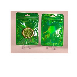 Green Transparent Ziplock Storage Bag, Green, 15x10.5cm, 15pcs/set