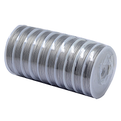 Raw Tail Wire, Nylon-coated Stainless Steel, Original Color(Raw), Raw, 0.45mm, about 262.46 Feet(80m)/roll