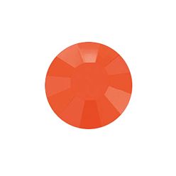 93180 Coral Preciosa® maxima crystal в пришивной чашке, чешский хрусталь, с настройками латуни, 719 35 022 шатон (круглый), золотые, 93180 коралловый, ss 20 (4.6~4.8 мм)