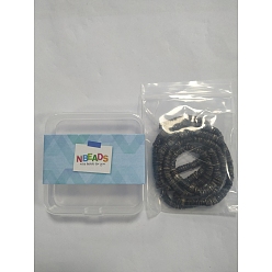 Kokosnuss braun 2 Stränge Muschelperlen Stränge, gefärbt, Scheibe, Kokosnuss braun, 4.9~6x0.4~6 mm, Bohrung: 1.4 mm, ungefähr 15.94 Zoll~16.14 Zoll (40.5~41cm)