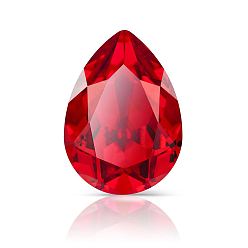 90070 Light Siam Фантазийные кристаллы preciosa® maxima, чешский хрусталь, 435 16 301 груша в стиле барокко, срыв твердой мозговой оболочки, 90070 светлый сиам, 14x10 мм