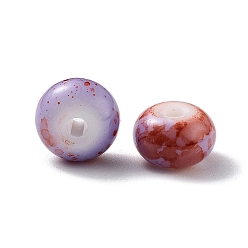 FireBrick Glass Seed Beads, Rondelle, FireBrick, 8x5mm, Hole: 2mm, about 232pcs/bag