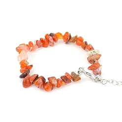 Red Agate Natural Red Agate Bead Bracelets, 8-5/8 inch(22cm)