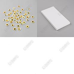 (52) Непрозрачная лаванда 200шт 2деревянные пуговицы с принтом и отверстиями, плоские круглые с рисунком, разноцветные, 19.5x2.5 мм, отверстие : 1.5 мм