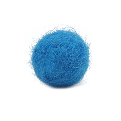 Dodger Blue Wool Felt Balls, Pom Pom Balls, for DIY Decoration Accessories, Dodger Blue, 20mm