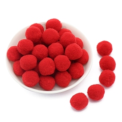 Red Polyester Ball, Costume Accessories, Clothing Accessories, Round, Red, 10mm, 288pcs/bag