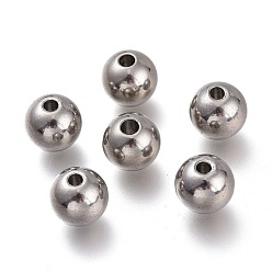 Edelstahl Farbe Anlaufgeschützt 202 Edelstahlperlen, Rondell, Edelstahl Farbe, 8x7.5 mm, Bohrung: 2 mm