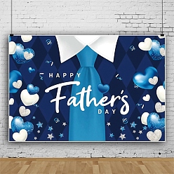 Others Father's Day Party Cloth Banner Decoration, Photography Backdrops, Rectangle, Tie Pattern, 800x1200mm