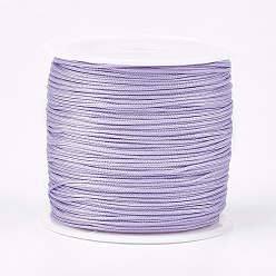Lilac Nylon Thread, Nylon Jewelry Cord for Custom Woven Jewelry Making, Lilac, 0.8mm, about 49.21 yards(45m)/roll