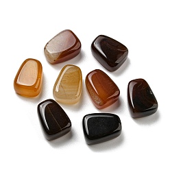 Natural Agate Natural Agate Palm Stones, Trapezoid, Massage Tools, 19.5~20x14.5~15x9.5~10mm