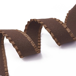Coconut Brown Polyester Ribbons, Coconut Brown, 1 inch(25mm), about 30yards/roll(27.432m/roll)