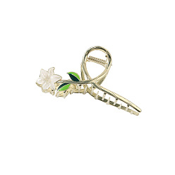 11CM Lily Flower Hair Clip Набор заколок для волос в виде тюльпанов, Минималистичный металлический зажим в форме акулы для женских причесок