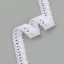 White Cotton Ribbons, White, 5/8 inch(16mm), about 2yards/roll(1.83m/roll)